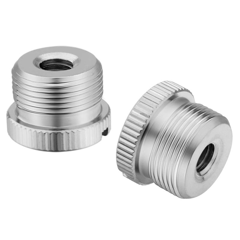 JOMLEY 1/4 to 5/8 Adapter, 1/4"-20 Female to 5/8"-27 Male Screw Thread Adapter for Camera Monitor Microphone Stand - 2 Pack - Image 1